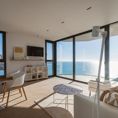 Modern Sea Front Jacuzzi Blue Sky Lägenhet Alicante Exteriör bild