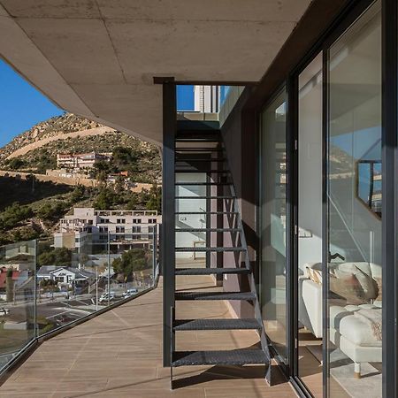 Modern Sea Front Jacuzzi Blue Sky Lägenhet Alicante Exteriör bild