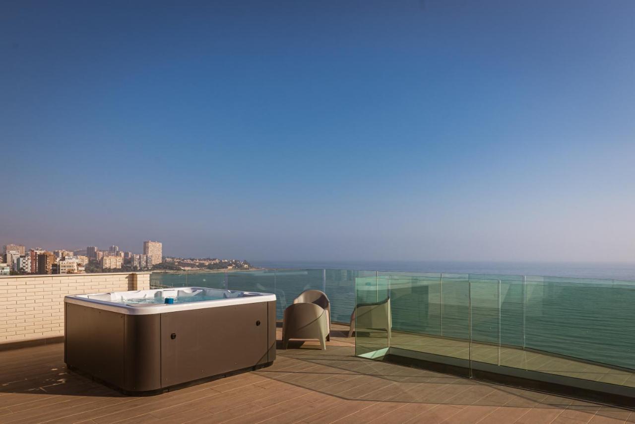 Modern Sea Front Jacuzzi Blue Sky Lägenhet Alicante Exteriör bild